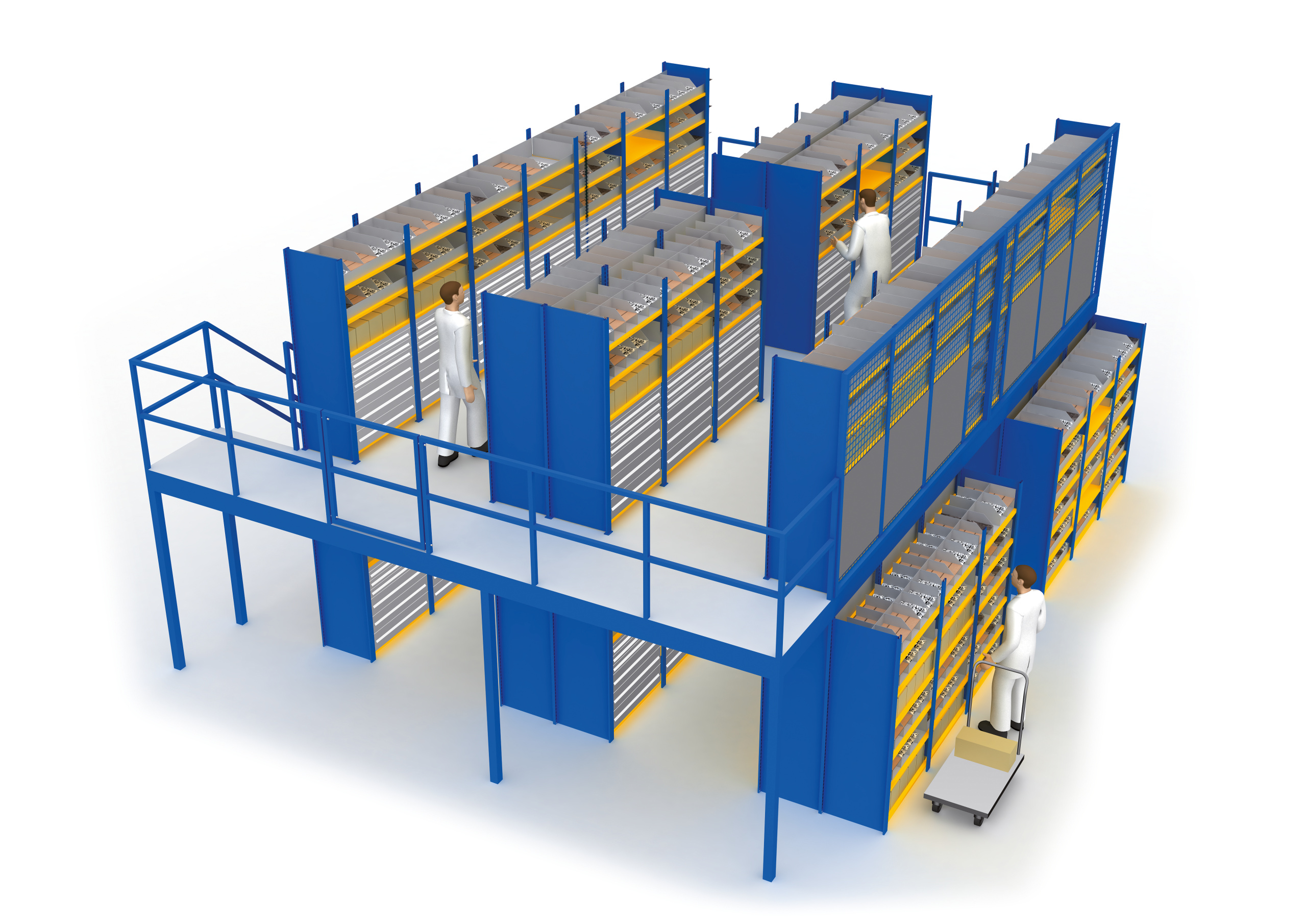 Static Small Parts Storage